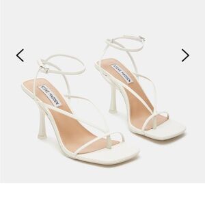 Steve Madden Ivory Strappy Heels